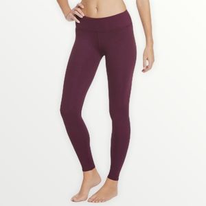 Fabletics Mid Rise Plum Leggings Size XS